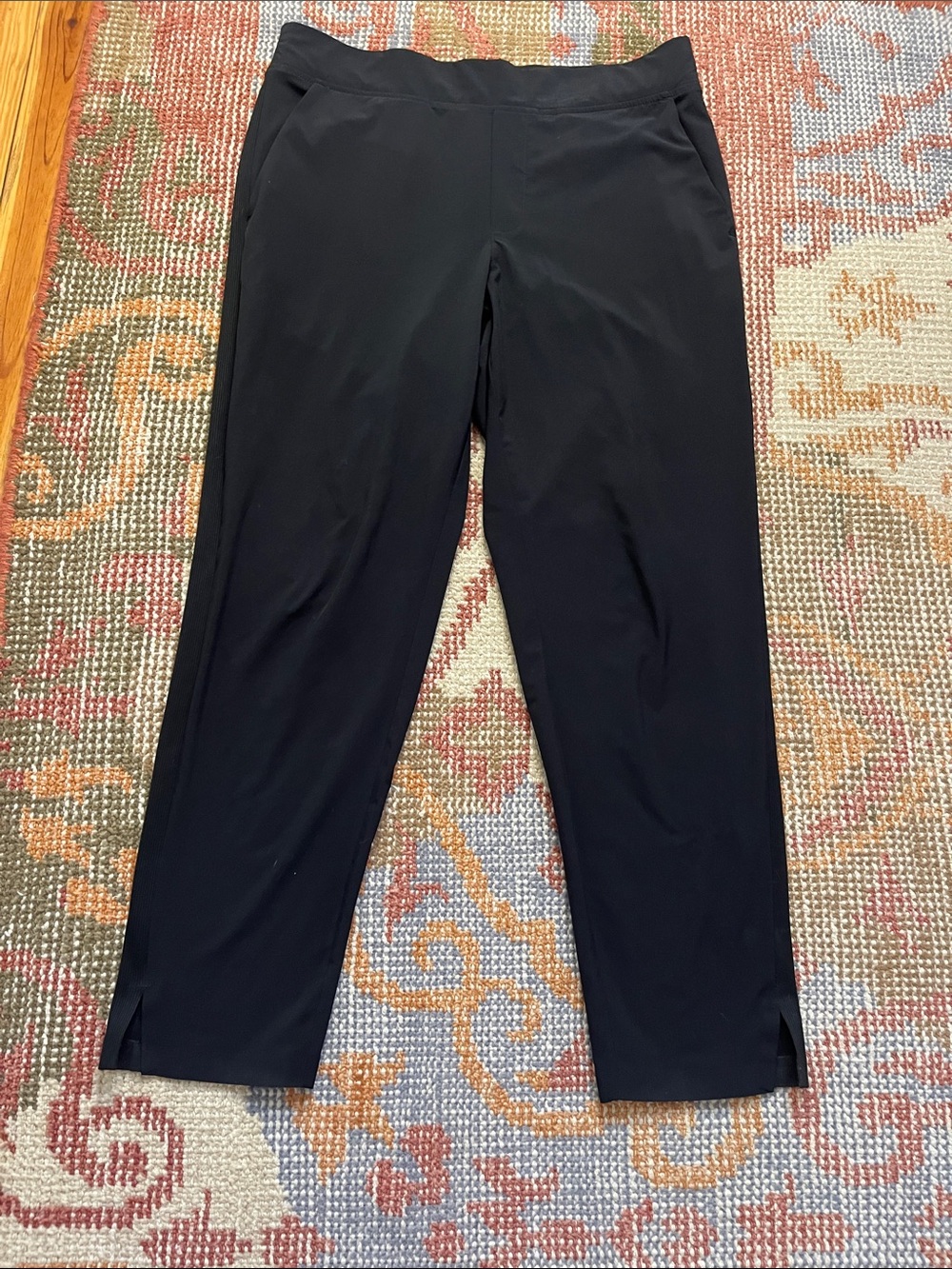 Athleta Brooklyn Ankle Pants Black Size 10 Work Travel  EUC
